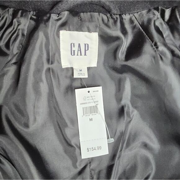 627 NWT Gap Factory Relaxed Long Topcoat Size Medium - Picture 3 of 6